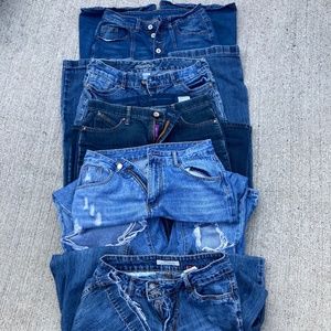 5 pair jeans